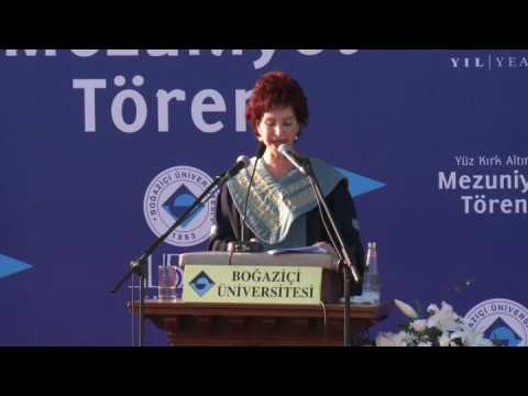 Rektör Prof. Dr. Gülay Barbarosoğlu | Boğaziçi Üniversitesi 146. Mezuniyet Töreni